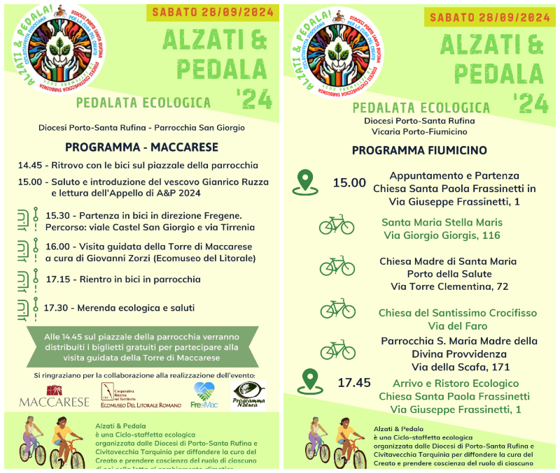 Locandina "Alzati e Pedala"