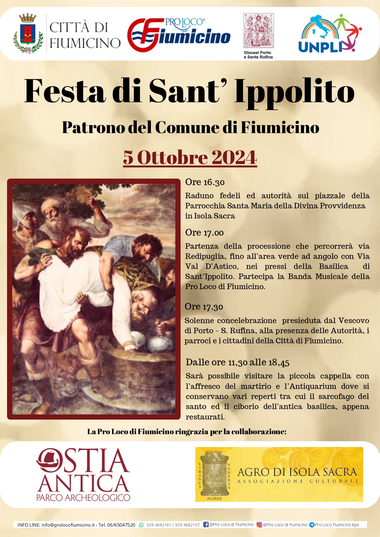 Locandina Festa di Sant'Ippolito